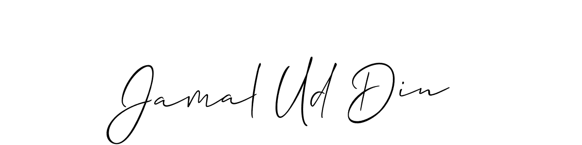 Check out images of Autograph of Jamal Ud Din name. Actor Jamal Ud Din Signature Style. Allison_Script is a professional sign style online. Jamal Ud Din signature style 2 images and pictures png