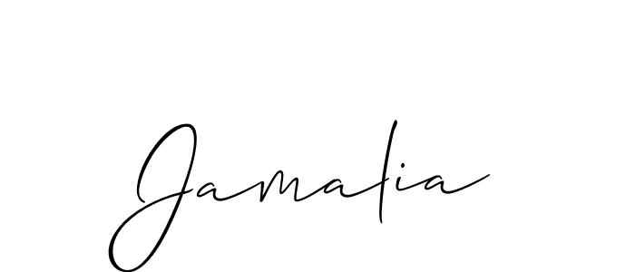 Best and Professional Signature Style for Jamalia. Allison_Script Best Signature Style Collection. Jamalia signature style 2 images and pictures png