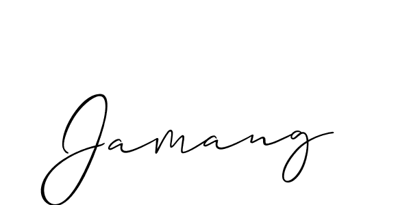 Check out images of Autograph of Jamang name. Actor Jamang Signature Style. Allison_Script is a professional sign style online. Jamang signature style 2 images and pictures png