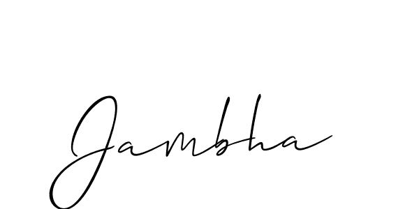 Here are the top 10 professional signature styles for the name Jambha. These are the best autograph styles you can use for your name. Jambha signature style 2 images and pictures png