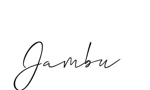 Once you've used our free online signature maker to create your best signature Allison_Script style, it's time to enjoy all of the benefits that Jambu name signing documents. Jambu signature style 2 images and pictures png