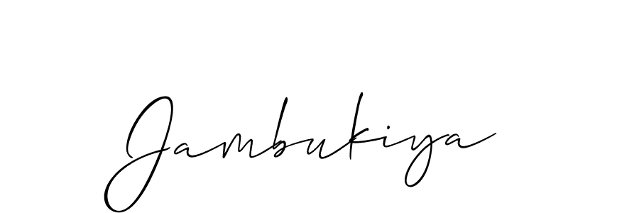 Once you've used our free online signature maker to create your best signature Allison_Script style, it's time to enjoy all of the benefits that Jambukiya name signing documents. Jambukiya signature style 2 images and pictures png