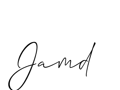 Make a short Jamd signature style. Manage your documents anywhere anytime using Allison_Script. Create and add eSignatures, submit forms, share and send files easily. Jamd signature style 2 images and pictures png
