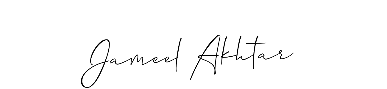 Similarly Allison_Script is the best handwritten signature design. Signature creator online .You can use it as an online autograph creator for name Jameel Akhtar. Jameel Akhtar signature style 2 images and pictures png