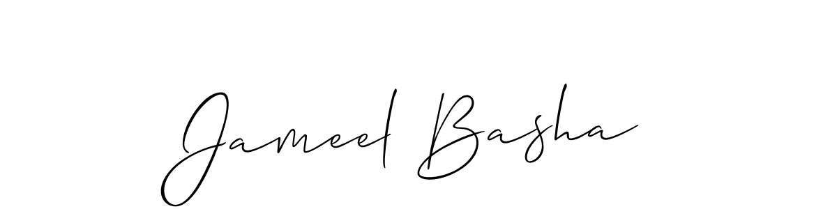 Make a beautiful signature design for name Jameel Basha. Use this online signature maker to create a handwritten signature for free. Jameel Basha signature style 2 images and pictures png