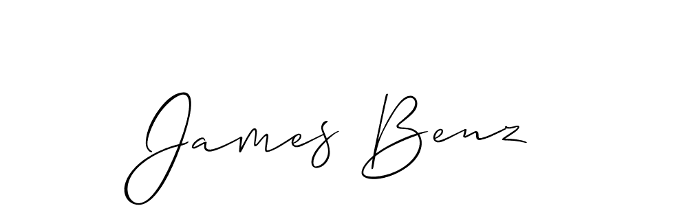 Also You can easily find your signature by using the search form. We will create James Benz name handwritten signature images for you free of cost using Allison_Script sign style. James Benz signature style 2 images and pictures png