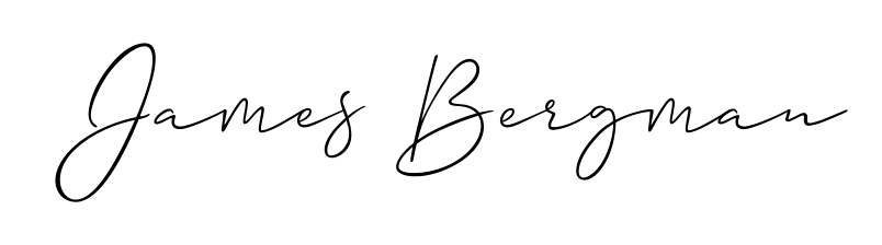 Make your name James Bergman memorable on every contract using Allison_Script autograph style. Instant transparent background export available. James Bergman signature style 2 images and pictures png