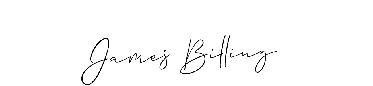 Similarly Allison_Script is the best handwritten signature design. Signature creator online .You can use it as an online autograph creator for name James Billing. James Billing signature style 2 images and pictures png