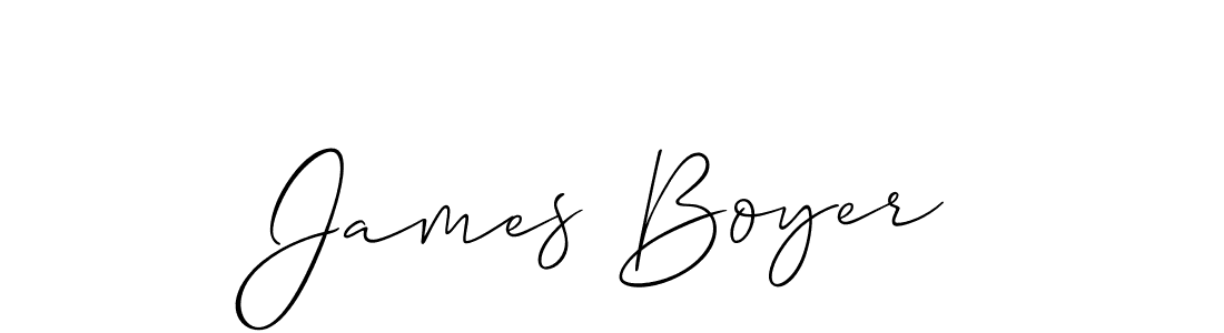 Use a signature maker to create a handwritten signature online. With this signature software, you can design (Allison_Script) your own signature for name James Boyer. James Boyer signature style 2 images and pictures png