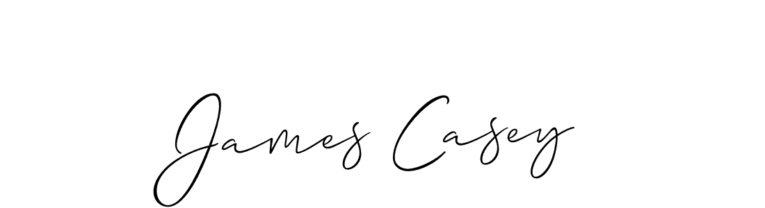 James Casey stylish signature style. Best Handwritten Sign (Allison_Script) for my name. Handwritten Signature Collection Ideas for my name James Casey. James Casey signature style 2 images and pictures png