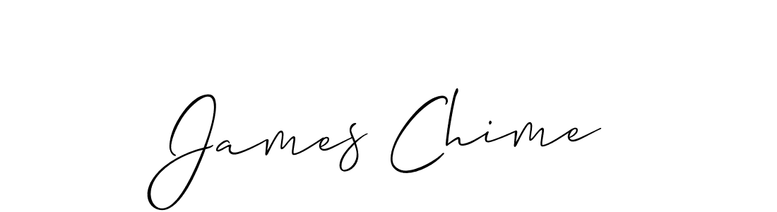 Allison_Script is a professional signature style that is perfect for those who want to add a touch of class to their signature. It is also a great choice for those who want to make their signature more unique. Get James Chime name to fancy signature for free. James Chime signature style 2 images and pictures png