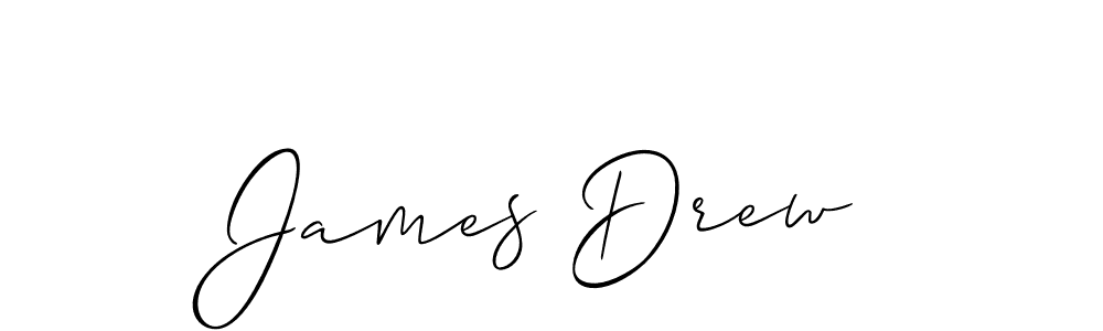 James Drew stylish signature style. Best Handwritten Sign (Allison_Script) for my name. Handwritten Signature Collection Ideas for my name James Drew. James Drew signature style 2 images and pictures png