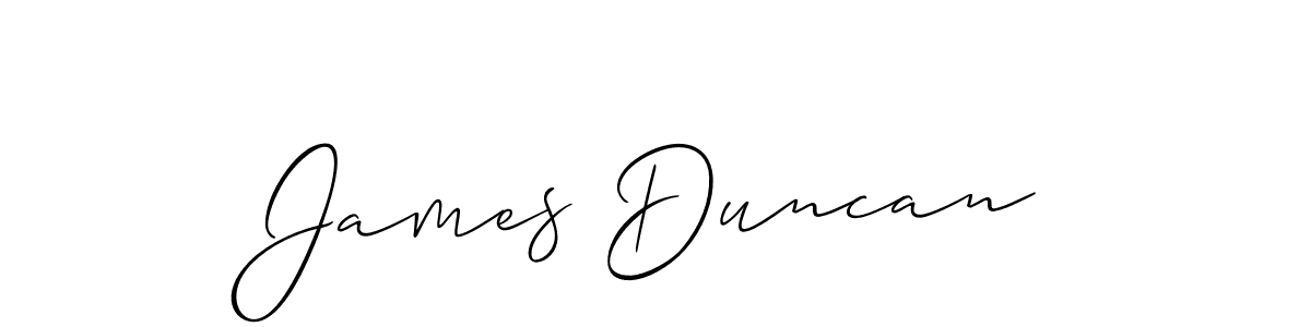 James Duncan stylish signature style. Best Handwritten Sign (Allison_Script) for my name. Handwritten Signature Collection Ideas for my name James Duncan. James Duncan signature style 2 images and pictures png