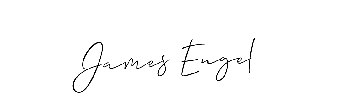 It looks lik you need a new signature style for name James Engel. Design unique handwritten (Allison_Script) signature with our free signature maker in just a few clicks. James Engel signature style 2 images and pictures png