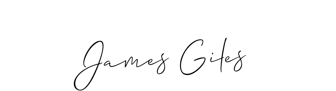 James Giles stylish signature style. Best Handwritten Sign (Allison_Script) for my name. Handwritten Signature Collection Ideas for my name James Giles. James Giles signature style 2 images and pictures png