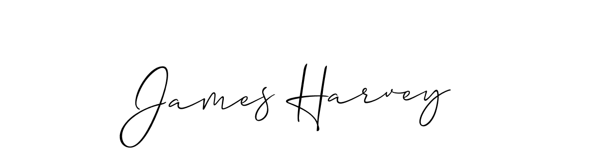 if you are searching for the best signature style for your name James Harvey. so please give up your signature search. here we have designed multiple signature styles  using Allison_Script. James Harvey signature style 2 images and pictures png