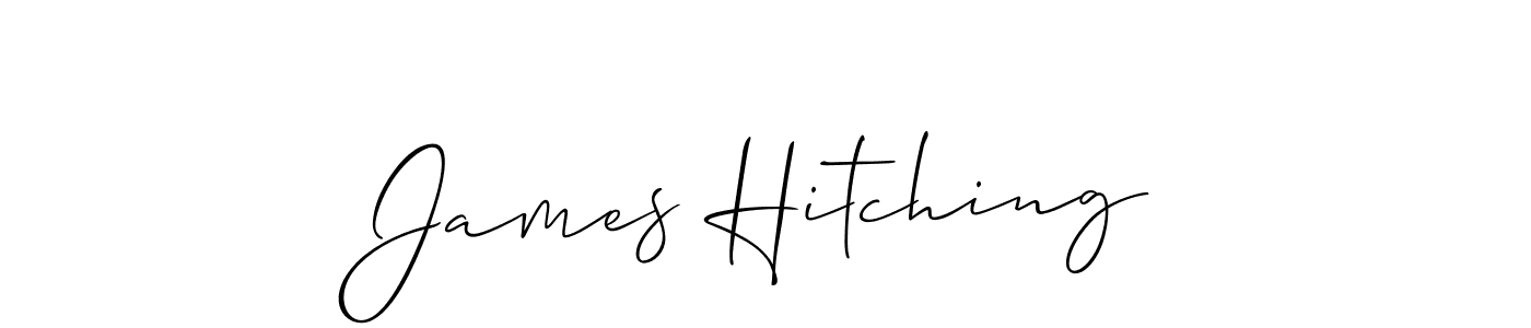 Similarly Allison_Script is the best handwritten signature design. Signature creator online .You can use it as an online autograph creator for name James Hitching. James Hitching signature style 2 images and pictures png
