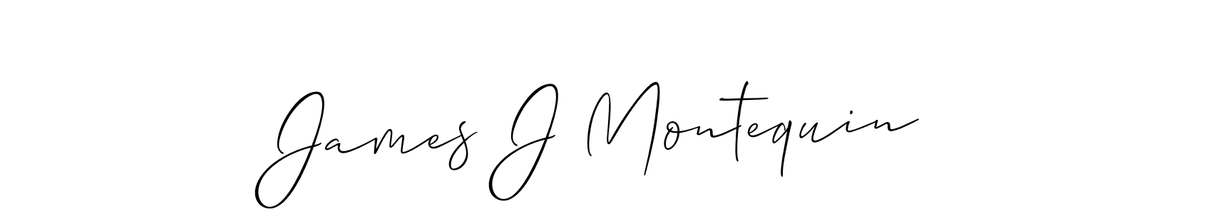 Check out images of Autograph of James J Montequin name. Actor James J Montequin Signature Style. Allison_Script is a professional sign style online. James J Montequin signature style 2 images and pictures png