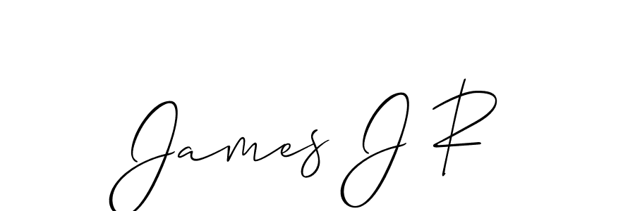 Allison_Script is a professional signature style that is perfect for those who want to add a touch of class to their signature. It is also a great choice for those who want to make their signature more unique. Get James J R name to fancy signature for free. James J R signature style 2 images and pictures png