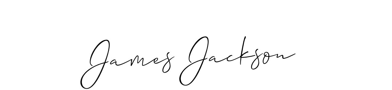 The best way (Allison_Script) to make a short signature is to pick only two or three words in your name. The name James Jackson include a total of six letters. For converting this name. James Jackson signature style 2 images and pictures png