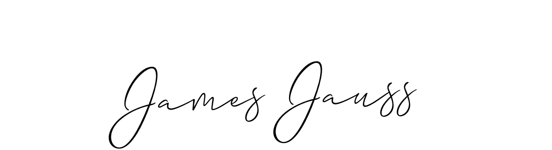 Also You can easily find your signature by using the search form. We will create James Jauss name handwritten signature images for you free of cost using Allison_Script sign style. James Jauss signature style 2 images and pictures png
