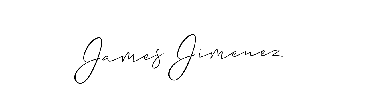 Also You can easily find your signature by using the search form. We will create James Jimenez name handwritten signature images for you free of cost using Allison_Script sign style. James Jimenez signature style 2 images and pictures png