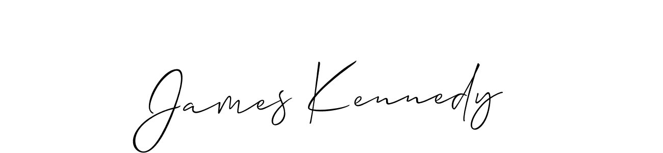 How to Draw James Kennedy signature style? Allison_Script is a latest design signature styles for name James Kennedy. James Kennedy signature style 2 images and pictures png