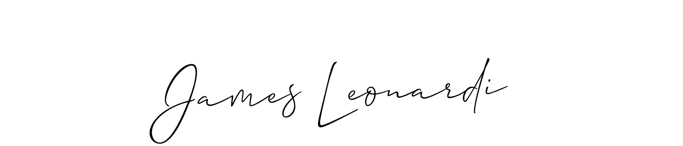 Also we have James Leonardi name is the best signature style. Create professional handwritten signature collection using Allison_Script autograph style. James Leonardi signature style 2 images and pictures png