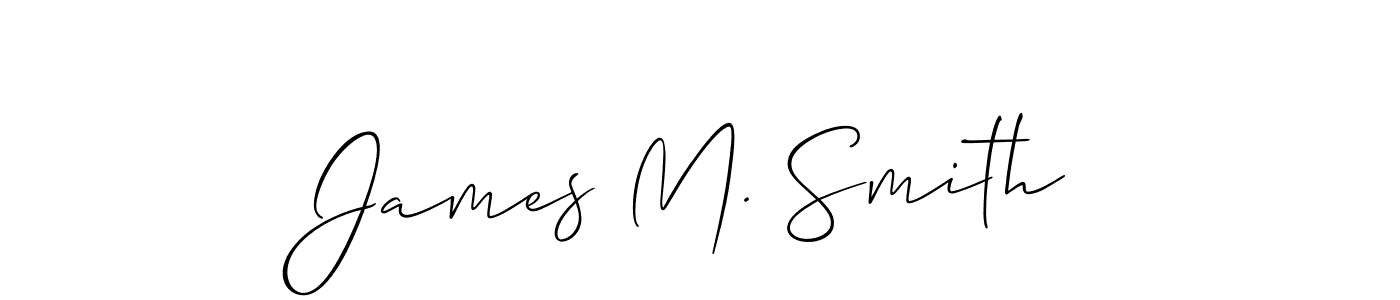 Also we have James M. Smith name is the best signature style. Create professional handwritten signature collection using Allison_Script autograph style. James M. Smith signature style 2 images and pictures png