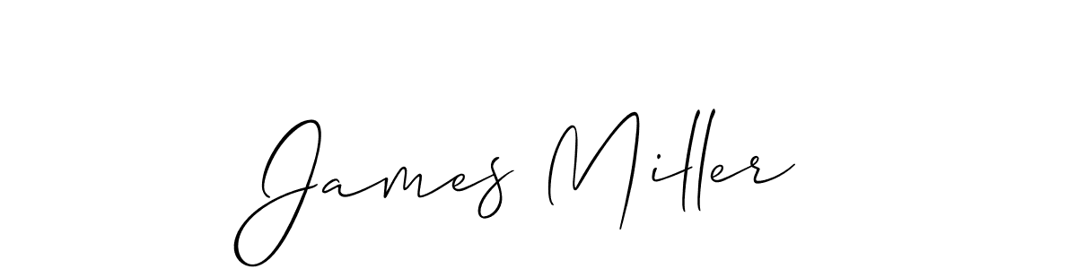 Use a signature maker to create a handwritten signature online. With this signature software, you can design (Allison_Script) your own signature for name James Miller. James Miller signature style 2 images and pictures png