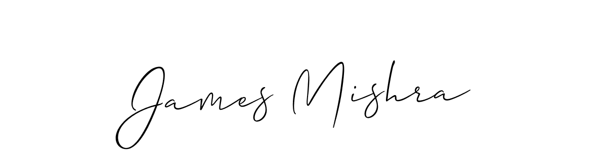 Also You can easily find your signature by using the search form. We will create James Mishra name handwritten signature images for you free of cost using Allison_Script sign style. James Mishra signature style 2 images and pictures png