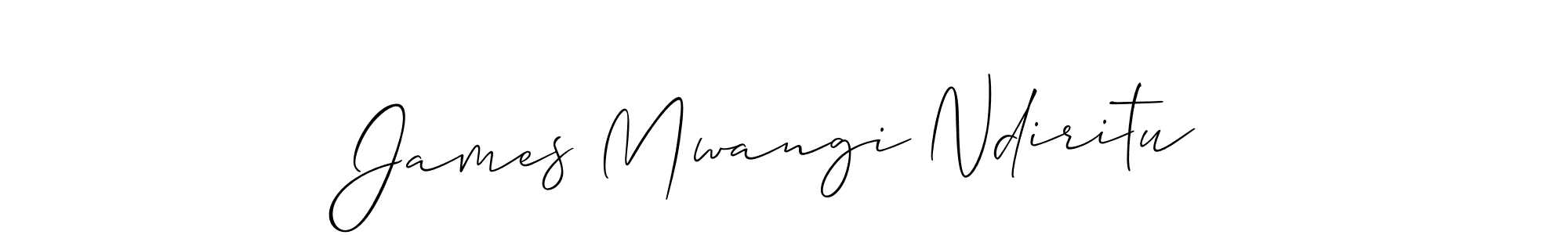 How to Draw James Mwangi Ndiritu signature style? Allison_Script is a latest design signature styles for name James Mwangi Ndiritu. James Mwangi Ndiritu signature style 2 images and pictures png