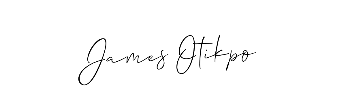 How to make James Otikpo signature? Allison_Script is a professional autograph style. Create handwritten signature for James Otikpo name. James Otikpo signature style 2 images and pictures png