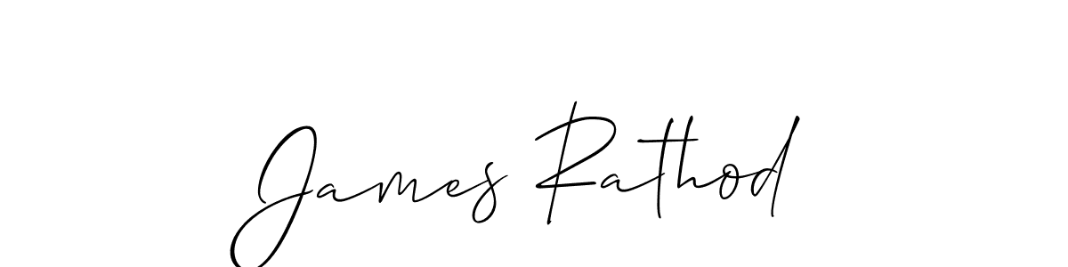 Also You can easily find your signature by using the search form. We will create James Rathod name handwritten signature images for you free of cost using Allison_Script sign style. James Rathod signature style 2 images and pictures png