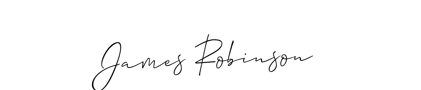James Robinson stylish signature style. Best Handwritten Sign (Allison_Script) for my name. Handwritten Signature Collection Ideas for my name James Robinson. James Robinson signature style 2 images and pictures png