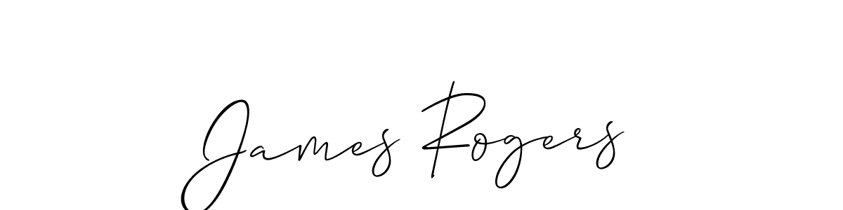 You should practise on your own different ways (Allison_Script) to write your name (James Rogers) in signature. don't let someone else do it for you. James Rogers signature style 2 images and pictures png