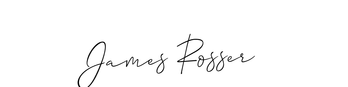 Create a beautiful signature design for name James Rosser. With this signature (Allison_Script) fonts, you can make a handwritten signature for free. James Rosser signature style 2 images and pictures png