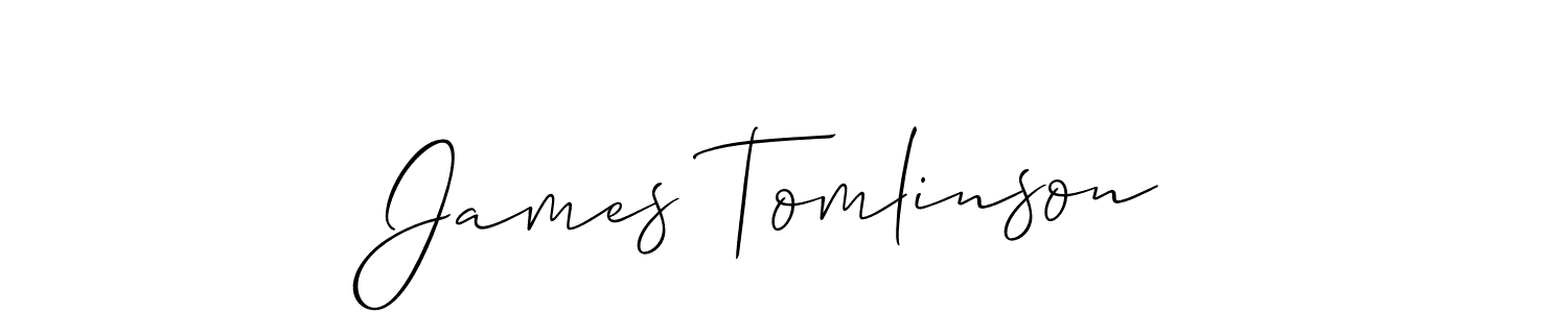 It looks lik you need a new signature style for name James Tomlinson. Design unique handwritten (Allison_Script) signature with our free signature maker in just a few clicks. James Tomlinson signature style 2 images and pictures png