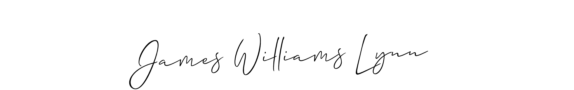 Also You can easily find your signature by using the search form. We will create James Williams Lynn name handwritten signature images for you free of cost using Allison_Script sign style. James Williams Lynn signature style 2 images and pictures png