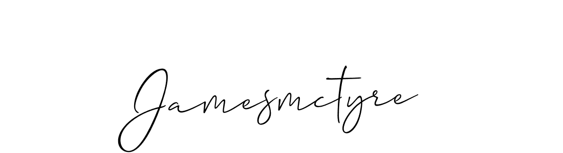Also we have Jamesmctyre name is the best signature style. Create professional handwritten signature collection using Allison_Script autograph style. Jamesmctyre signature style 2 images and pictures png