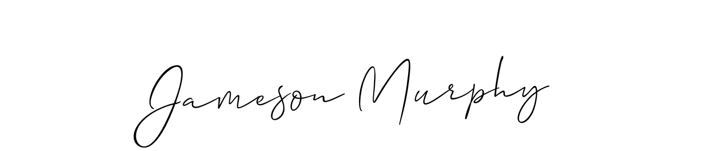 It looks lik you need a new signature style for name Jameson Murphy. Design unique handwritten (Allison_Script) signature with our free signature maker in just a few clicks. Jameson Murphy signature style 2 images and pictures png