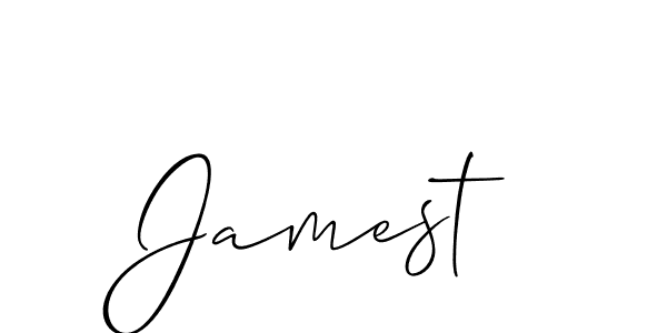 Best and Professional Signature Style for Jamest. Allison_Script Best Signature Style Collection. Jamest signature style 2 images and pictures png
