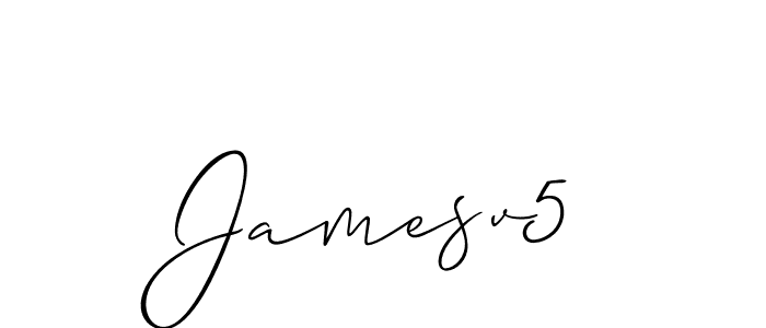 Once you've used our free online signature maker to create your best signature Allison_Script style, it's time to enjoy all of the benefits that Jamesv5 name signing documents. Jamesv5 signature style 2 images and pictures png