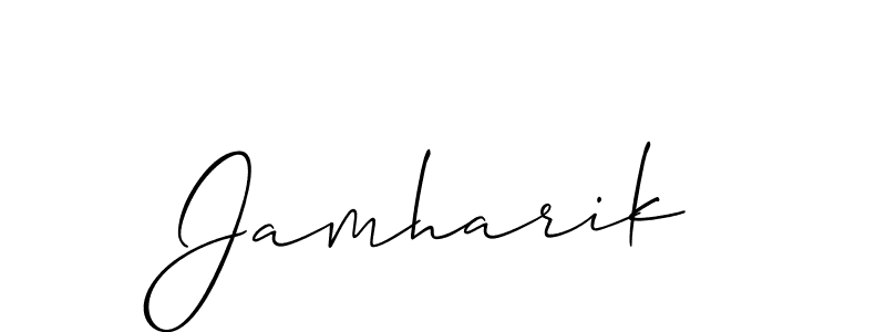 Best and Professional Signature Style for Jamharik. Allison_Script Best Signature Style Collection. Jamharik signature style 2 images and pictures png