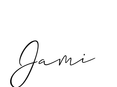 How to make Jami name signature. Use Allison_Script style for creating short signs online. This is the latest handwritten sign. Jami signature style 2 images and pictures png