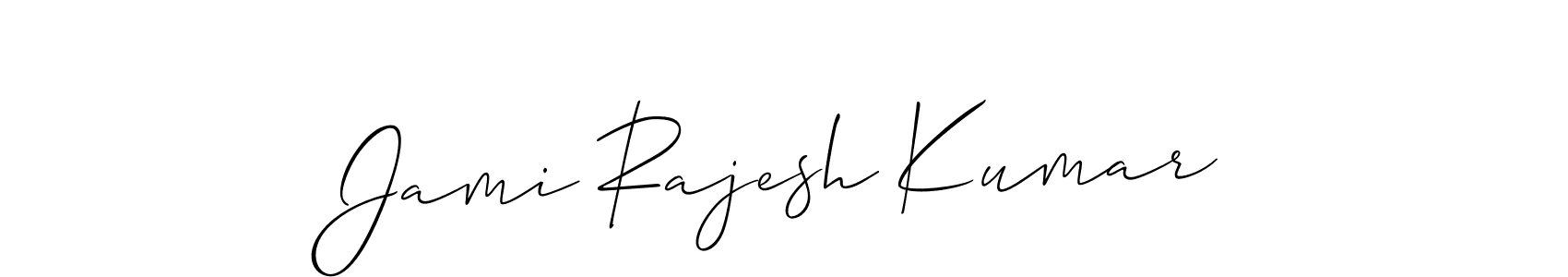 Once you've used our free online signature maker to create your best signature Allison_Script style, it's time to enjoy all of the benefits that Jami Rajesh Kumar name signing documents. Jami Rajesh Kumar signature style 2 images and pictures png