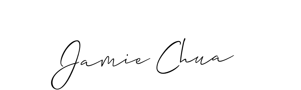 How to Draw Jamie Chua signature style? Allison_Script is a latest design signature styles for name Jamie Chua. Jamie Chua signature style 2 images and pictures png