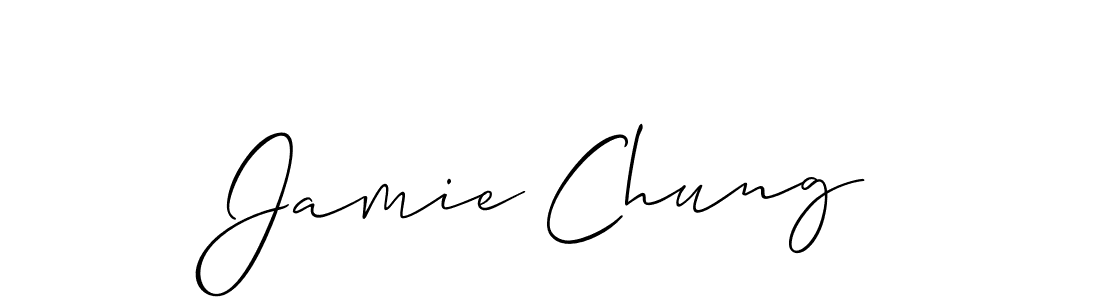 This is the best signature style for the Jamie Chung name. Also you like these signature font (Allison_Script). Mix name signature. Jamie Chung signature style 2 images and pictures png