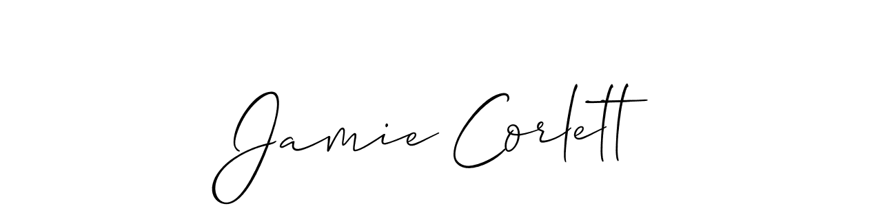 How to Draw Jamie Corlett signature style? Allison_Script is a latest design signature styles for name Jamie Corlett. Jamie Corlett signature style 2 images and pictures png