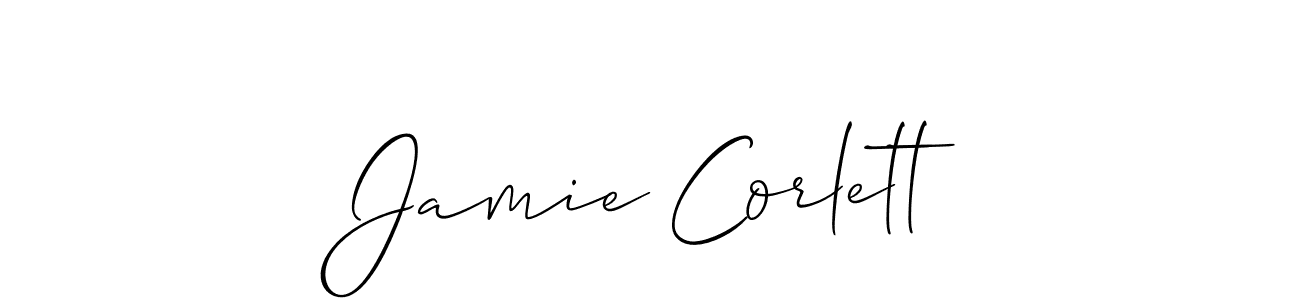 How to Draw Jamie Corlett signature style? Allison_Script is a latest design signature styles for name Jamie Corlett. Jamie Corlett signature style 2 images and pictures png